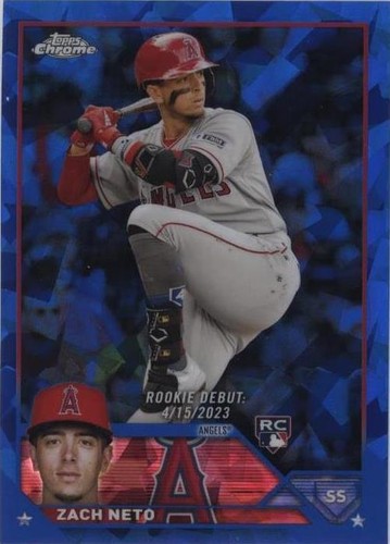 2023 Topps Chrome Update Series Sapphire Edition - Zach Neto #USCS329