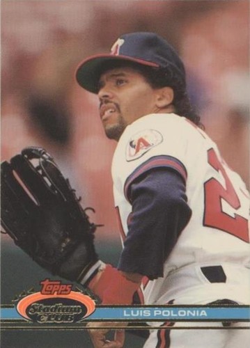 1991 Topps Stadium Club - Luis Polonia #144