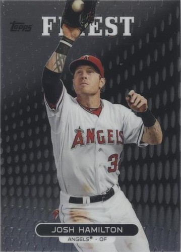 2013 Topps Finest - Josh Hamilton #87