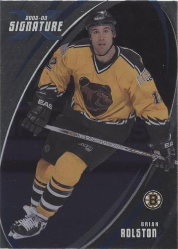 2002-03 In the Game Be A Player Signature Series - Brian Rolston #078