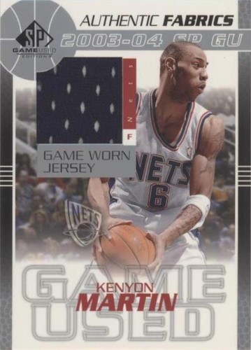 2003-04 SP Game Used - Kenyon Martin #KM-J