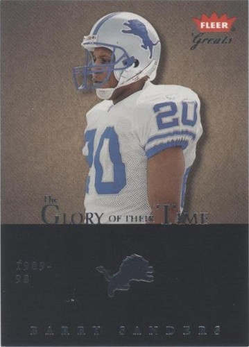 2004 Fleer Greats Barry Sanders #22 GOT
