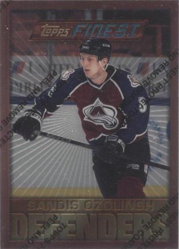 1995-96 Topps Finest - Sandis Ozolinsh #141