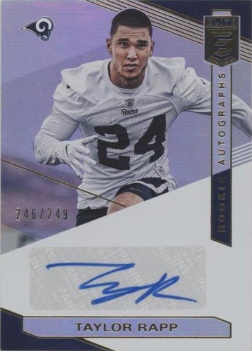2019 Panini Donruss Elite Taylor Rapp #RA-TR