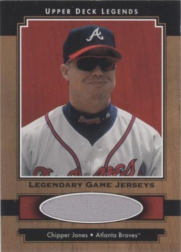 2001 Upper Deck Legends - Chipper Jones #J-CJ