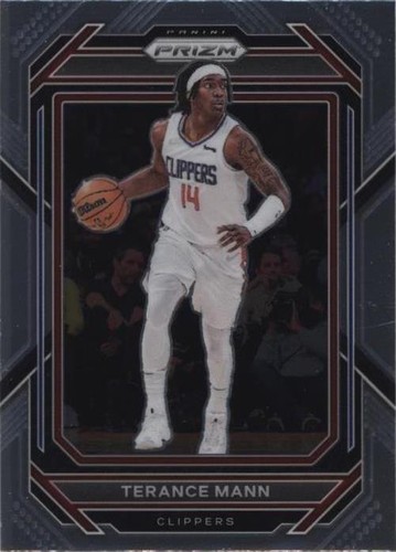 その他 Panini mosaic Terance mann Black RC 1/1 2023-24 Panini Mosaic Reactive Blue Prizm Terance Mann Los