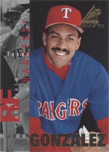 1997 Pinnacle Inside - Juan González #4