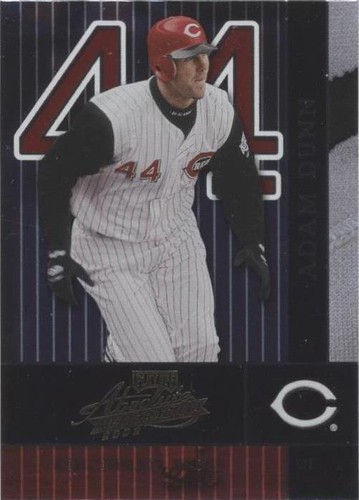 2002 Playoff Absolute Memorabilia - Adam Dunn #40