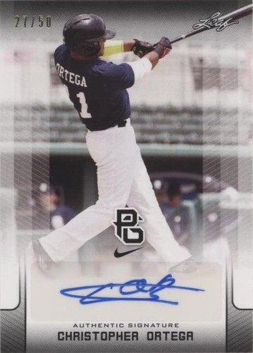 2017 Leaf Perfect Game National Showcase - Christopher Ortega #BA-CO1