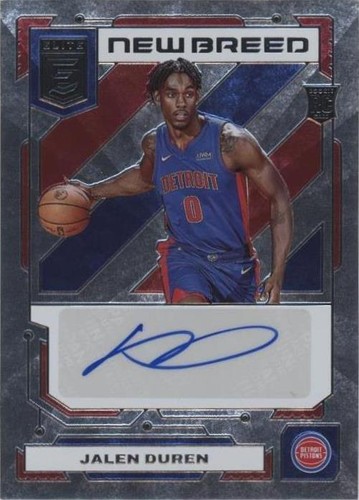 2022-23 Donruss Elite - Jalen Duren #NB-JLD