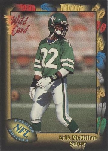 1991 Wild Card Erik McMillan #149
