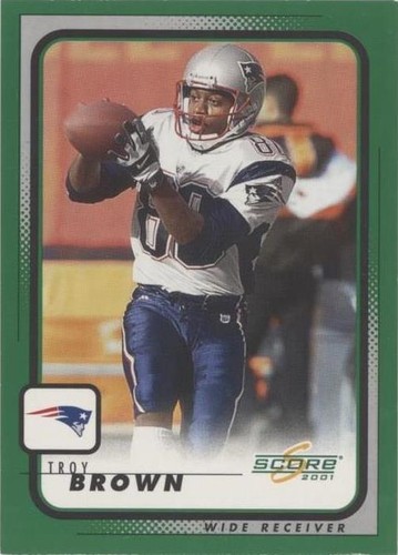 2001 Score Troy Brown #122