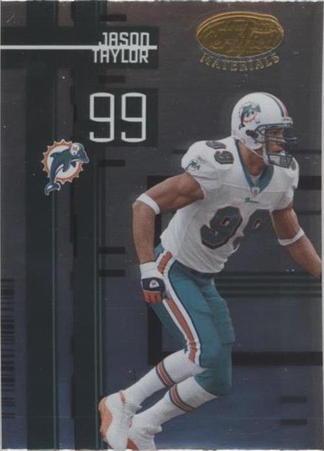 2005 Leaf Certified Materials Jason Taylor #63