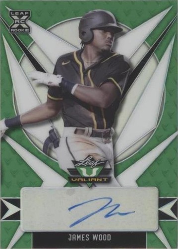 2021 Leaf Valiant - James Wood #BA-JW2