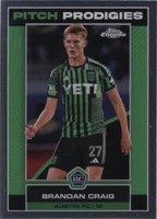 2023 Topps Chrome MLS Brandan Craig #140