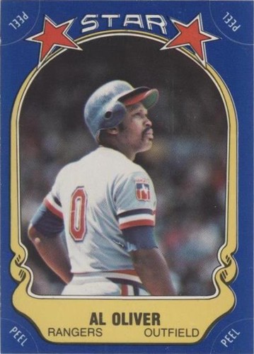 1981 Fleer Star Stickers - Al Oliver #64