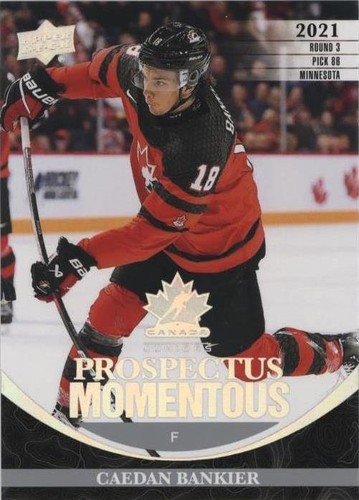 2023 Upper Deck Team Canada Juniors - Caedan Bankier #PM-17