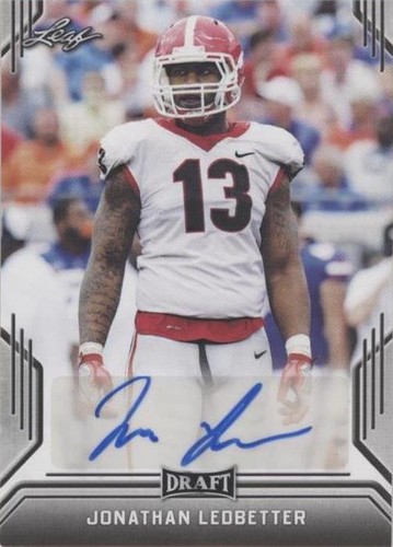 2019 Leaf Draft Jonathan Ledbetter #BA-JL1