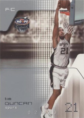 2002-03 NBA Hoops Stars - Tim Duncan #141