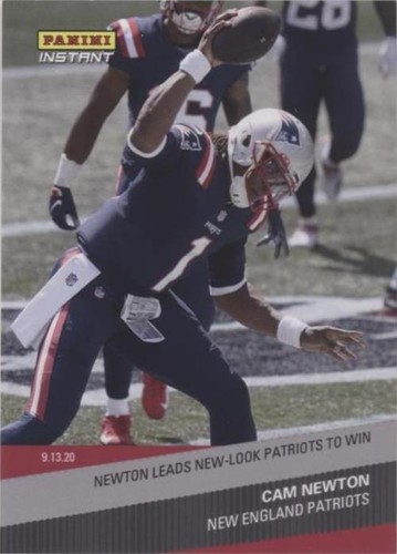 2020 Panini Instant NFL Cam Newton #15