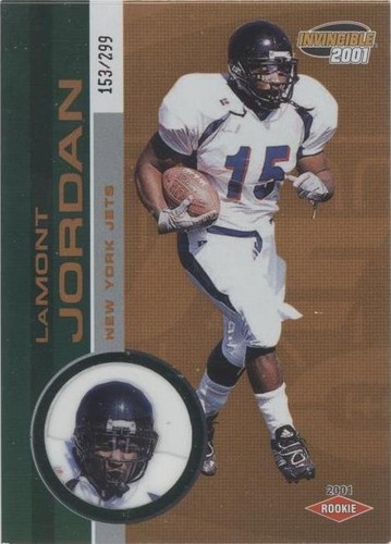 2001 Pacific Invincible LaMont Jordan #278