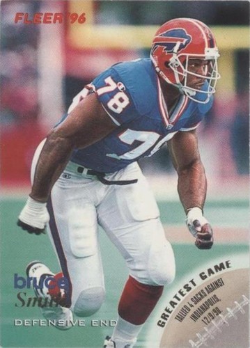 1996 Fleer Bruce Smith #17