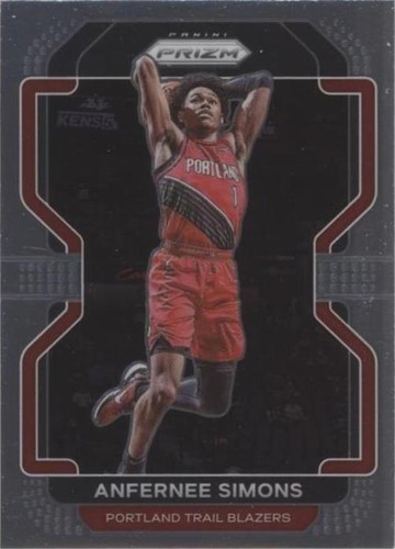 2021-22 Panini Prizm - Anfernee Simons #168