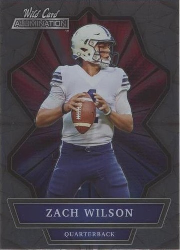 2021 Wild Card Alumination Zach Wilson #ABC-5