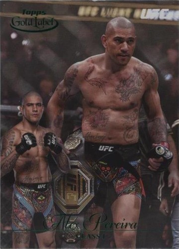 2024 Topps Gold Label UFC - Alex Pereira #81