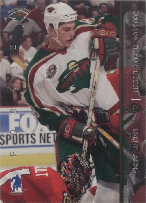 2003-04 In the Game Be A Player Memorabilia - Brent Burns #194