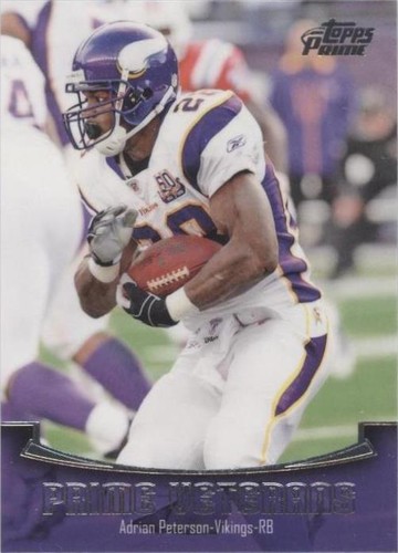 2011 Topps Prime Adrian Peterson #PV-AP