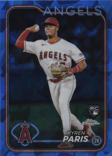 カレンページ 2024 Topps Series 2 - Kyren Paris Yellow Border Parallel