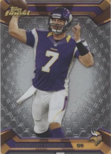 2013 Topps Finest Christian Ponder #15
