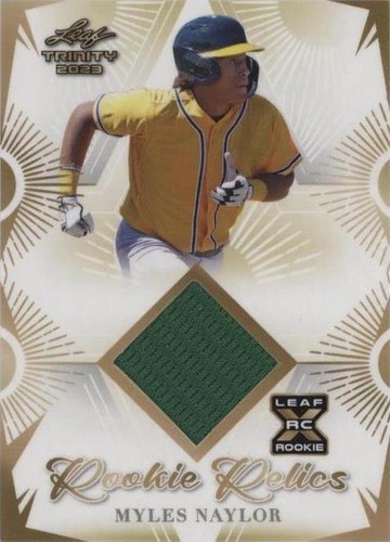 2023 Leaf Trinity Mega Box - Myles Naylor #RR-38