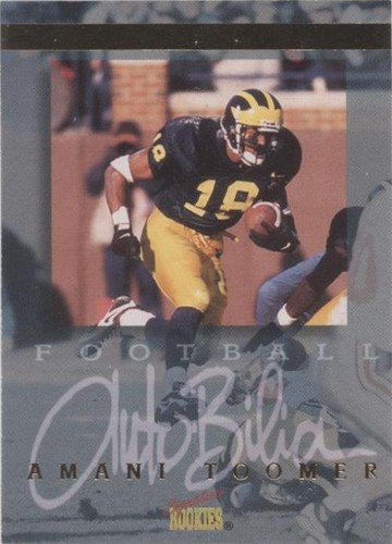 1996 Signature Rookies Autobilia Amani Toomer #53