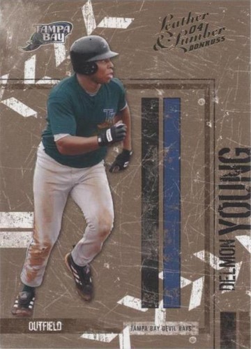 2004 Donruss Leather & Lumber - Delmon Young #140