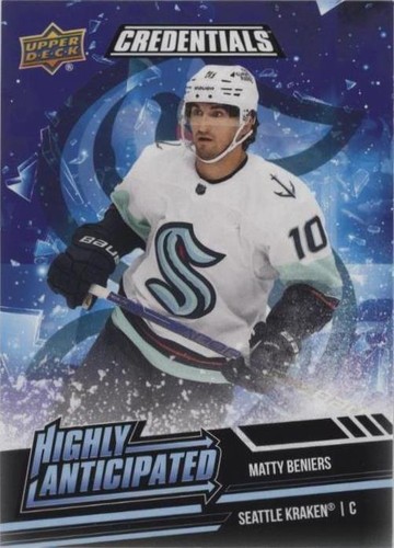 2022-23 Upper Deck Credentials - Matty Beniers #HA-4