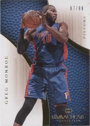 2012-13 Panini Immaculate Collection - Greg Monroe #27