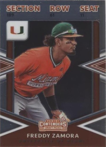 2020 Panini Elite Extra Edition - Freddy Zamora #CT-FZ