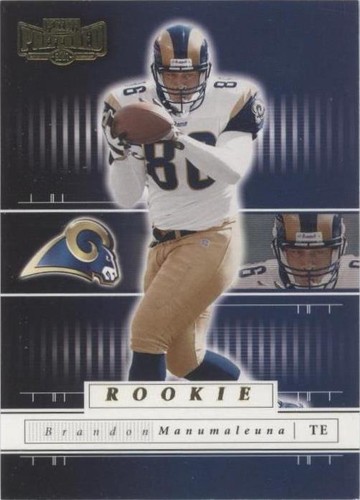 2001 Playoff Preferred Brandon Manumaleuna #161