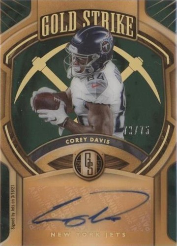 2021 Panini Gold Standard Corey Davis #GSA-CD