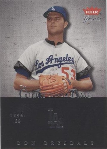 2004 Fleer Greats of the Game - Don Drysdale #14 GOT