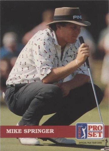 1992 Pro Set Golf - Mike Springer #89