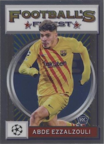2021-22 Topps Finest Flashbacks UCL Abde Ezzalzouli #186