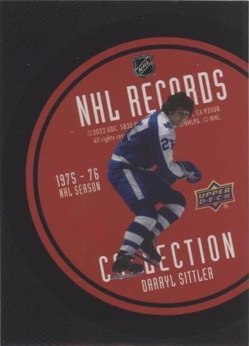 2021-22 Upper Deck Extended Series - Darryl Sittler #RB-17