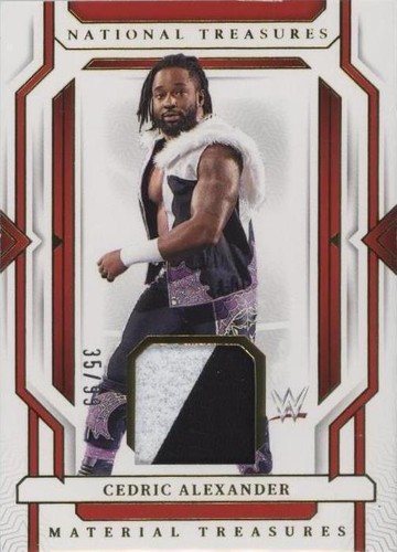 2024 Panini National Treasures WWE - Cedric Alexander #MT-CAL