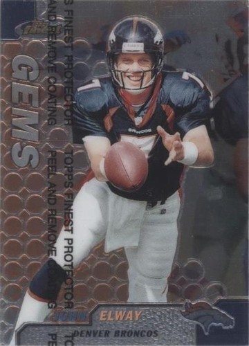 1999 Topps Finest John Elway #133