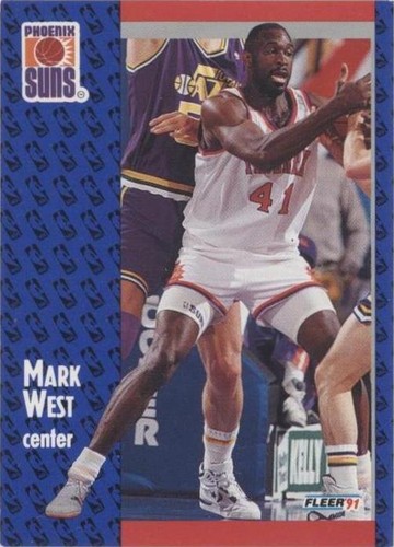 1991-92 Fleer - Mark West #165
