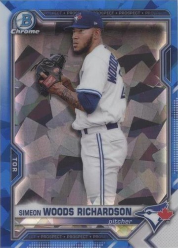 2021 Bowman Sapphire Edition - Simeon Woods Richardson #BCP-95