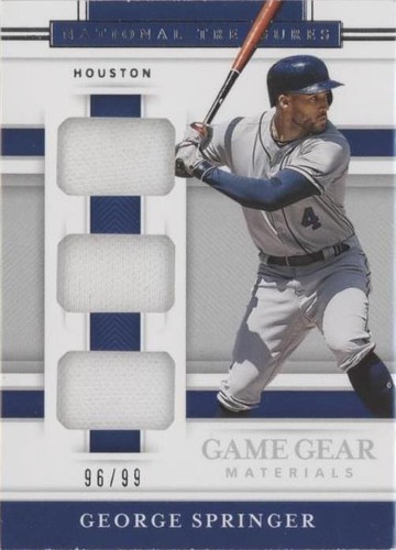 2020 Panini National Treasures - George Springer #GGM-GS